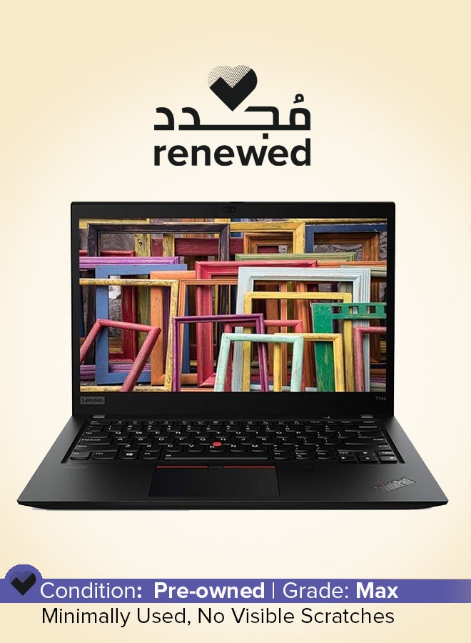 Lenovo Renewed - ThinkPad T14 Laptop With 14-Inch Full HD Display, AMD Ryzen 5 PRO Processor/Hexa Core/16GB RAM/256GB SSD/AMD Radeon Graphics/Windows 10 Pro English black - Image 1