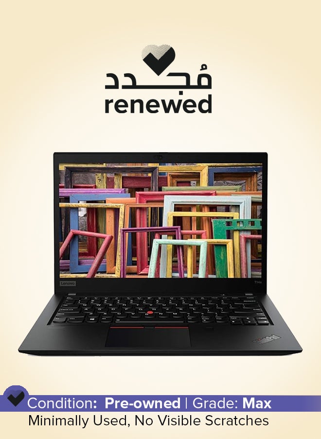 Lenovo Renewed - ThinkPad T14 Laptop With 14-Inch Full HD Display, AMD Ryzen 7 PRO Processor/Hexa Core/16GB RAM/256GB SSD/AMD Radeon Graphics/Windows 10 Pro English black - Image 1