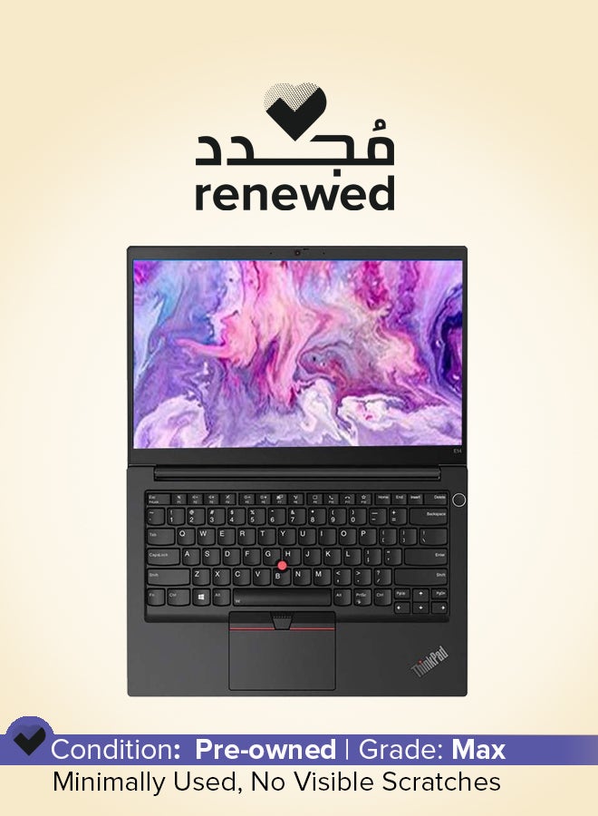 Renewed - ThinkPad E14 Laptop With 14-Inch Full HD Display, Core i5-1135G7 Processor/Quad Core/11th Gen/16GB RAM/512GB SSD/Intel UHD Graphics/Windows 10 Pro English black