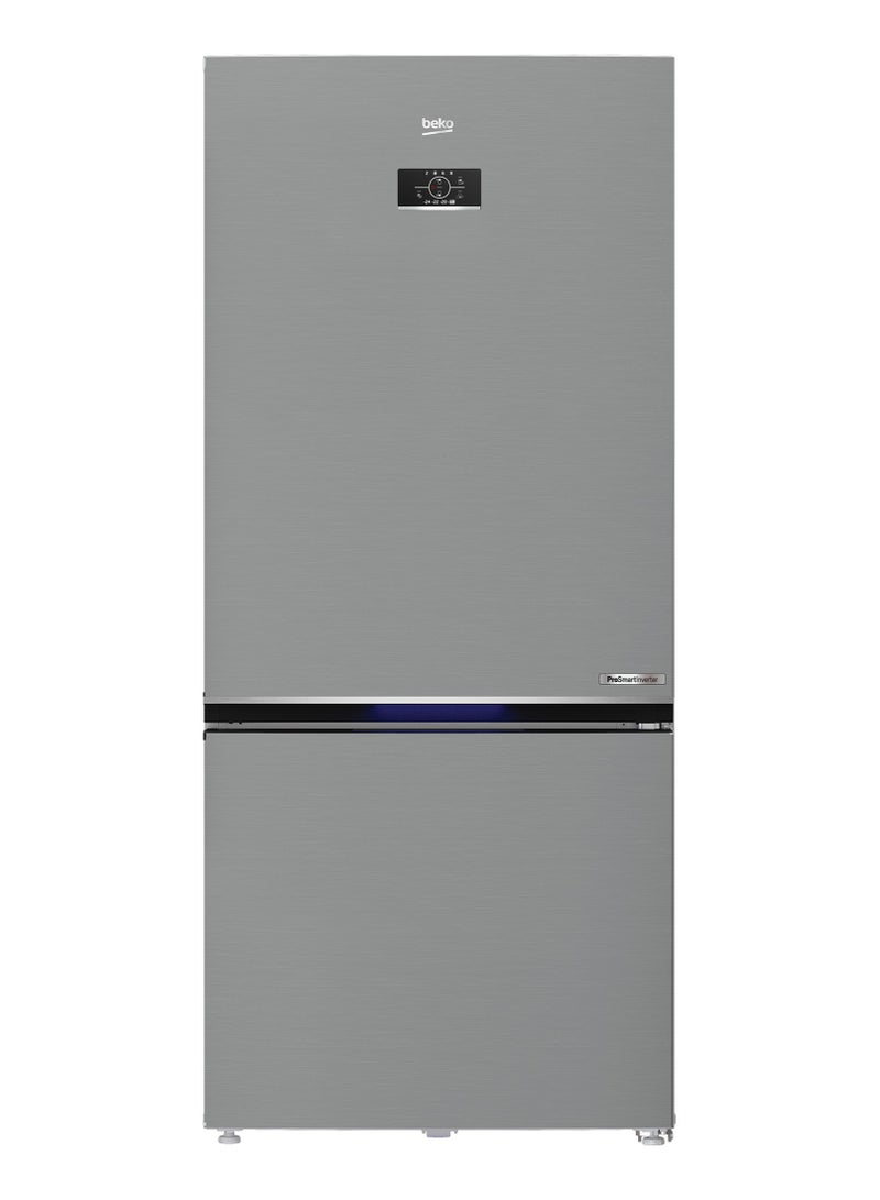 بيكو Combi Refrigerator 570 Liter Nofrost Inverter Silver RCNE690E20DZXP RCNE690E20DZXP Silver  - Image 1