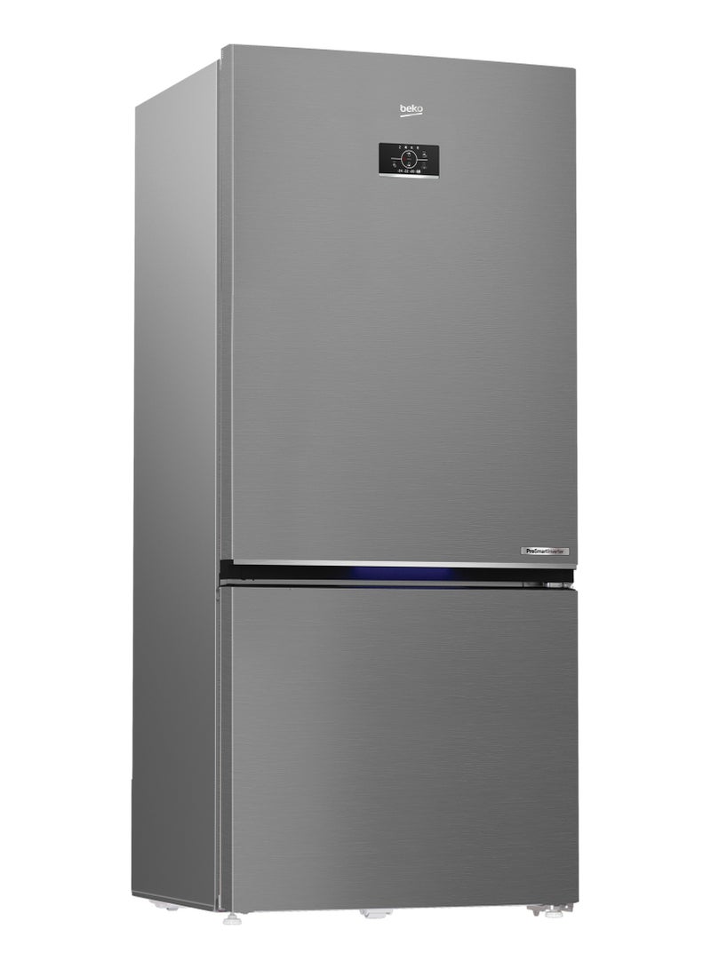بيكو Combi Refrigerator 570 Liter Nofrost Inverter Silver RCNE690E20DZXP RCNE690E20DZXP Silver  - Image 2