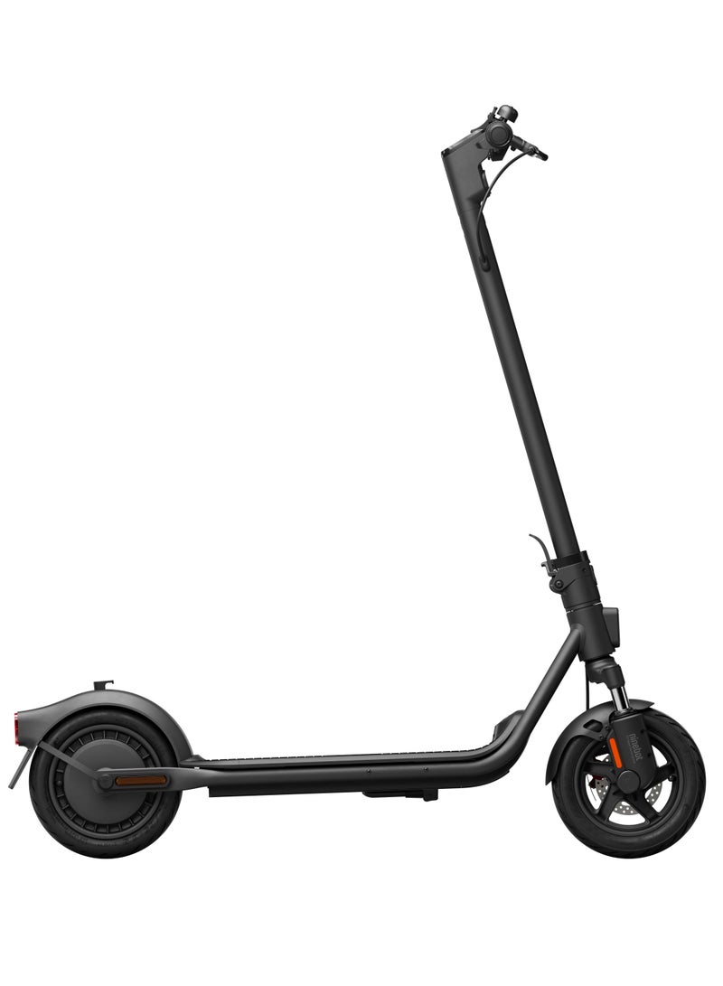 ناين بوت سكوتر كهربائي سيغواي F2 II | تعليق أمامي، نظام أبل للعثور علي، فرامل مزدوجة، أضواء أمامية/فرامل/إشارة، إطارات بدون أنابيب 10 بوصة، وزن السائق حتى 100 كجم، سرعة 25 كم/ساعة، مدى 55 كم، 800 واط - أسود - Image 3