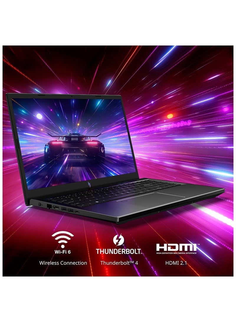 أيسر (Upgraded Version) Nitro V Anv15-51-73b Gaming Laptop With 15.6" FHD Ips Display 144hz Intel Core i7-13620h 16GB RAM 512GB SSD Nvidia RTX 4050 6GB Windows11 Home English Keyboard English Black English Black - Image 4