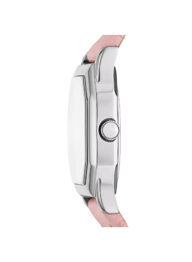 FOSSIL Women's Wo Harlow Three-Hand Light Pink Leather Watch ES5406 - 27mm  - Image 4