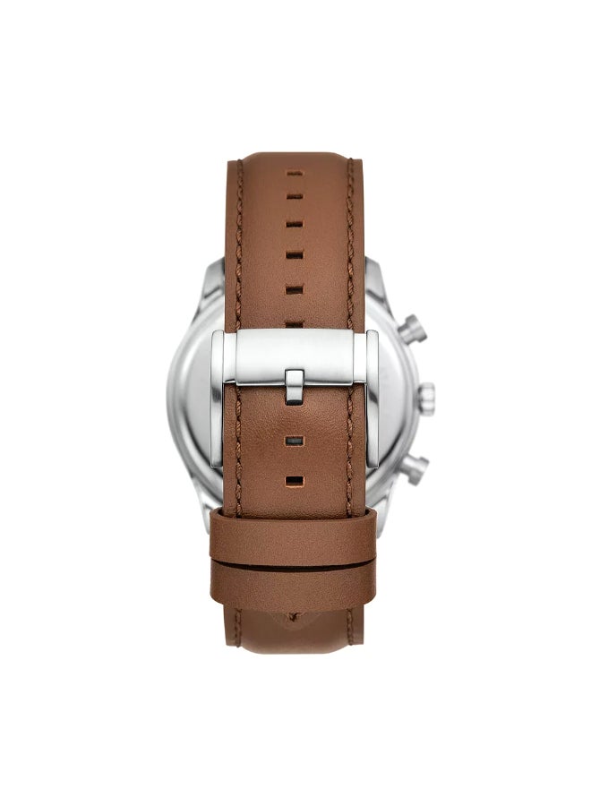 FOSSIL Men's Sullivan Multifunction Brown LiteHide™ Leather Watch BQ2857 - 44mm  - Image 3