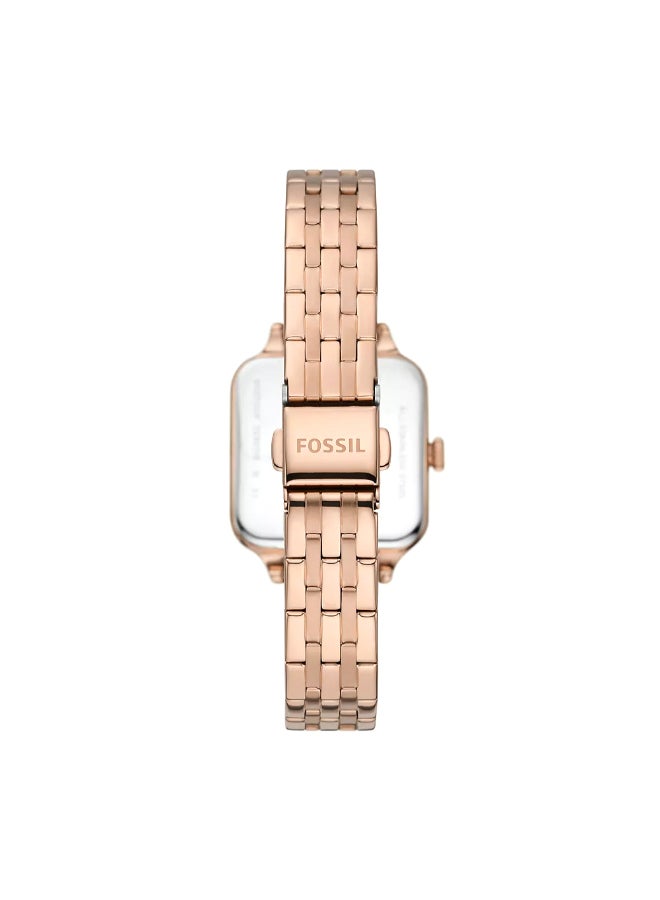 FOSSIL Women's Women Colleen Three-Hand Rose Gold-Tone Stainless Steel Watch BQ3831 - 28mm  - Image 3