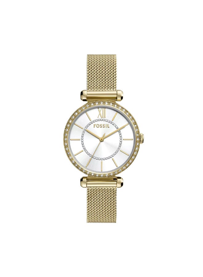 FOSSIL Women's Wo Tillie Three-Hand Gold-Tone Stainless Steel Watch BQ3990 - 36mm  - Image 1