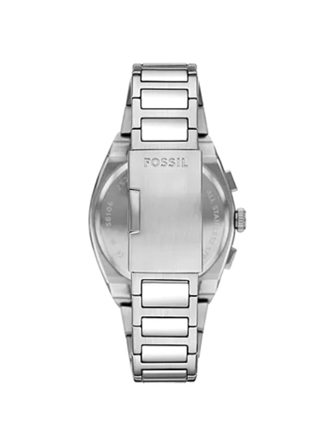 FOSSIL Men's Everett Chronograph Stainless Steel Watch FS6104 - 44mm  - Image 3