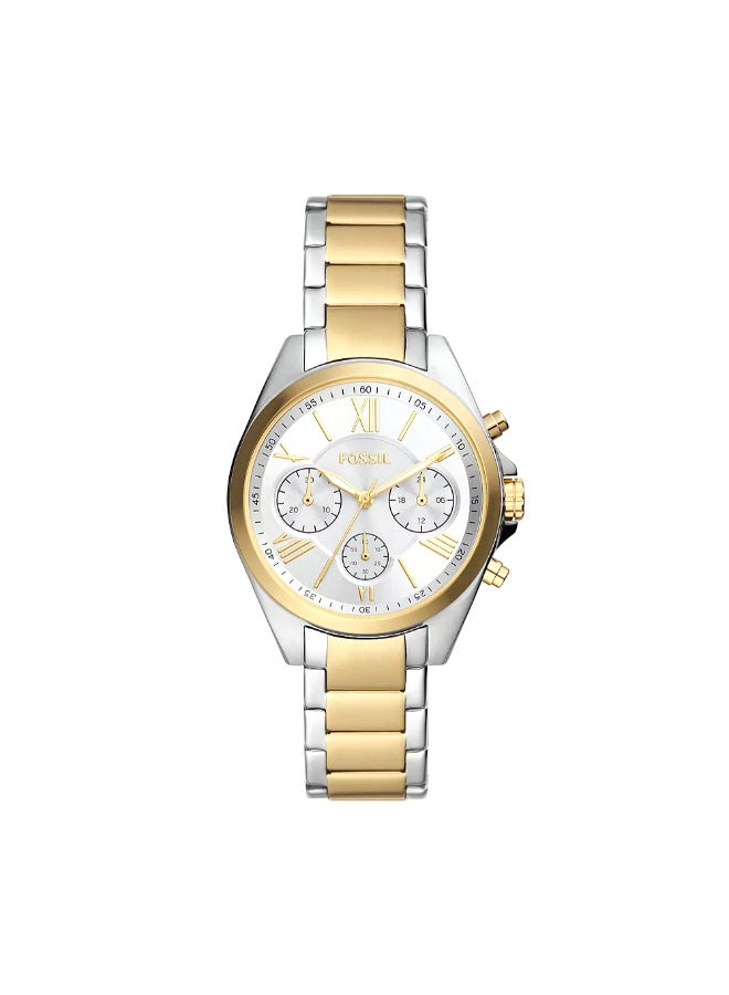 FOSSIL Women's Wo Modern Courier Chronograph Two-Tone Stainless Steel Watch BQ3849 - 36mm  - Image 1