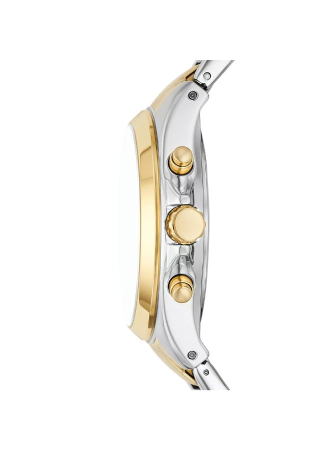 FOSSIL Women's Wo Modern Courier Chronograph Two-Tone Stainless Steel Watch BQ3849 - 36mm  - Image 2