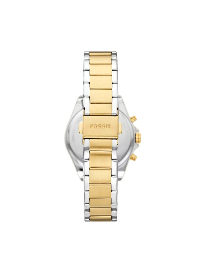 FOSSIL Women's Wo Modern Courier Chronograph Two-Tone Stainless Steel Watch BQ3849 - 36mm  - Image 3