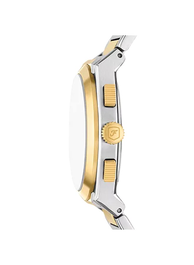 FOSSIL Men's Everett Chronograph Two-Tone Stainless Steel Watch FS6106 - 44mm  - Image 4