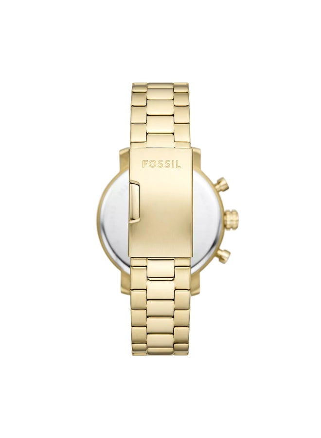 FOSSIL Men's Rhett Multifunction Gold-Tone Stainless Steel Watch BQ2852 - 42mm  - Image 3