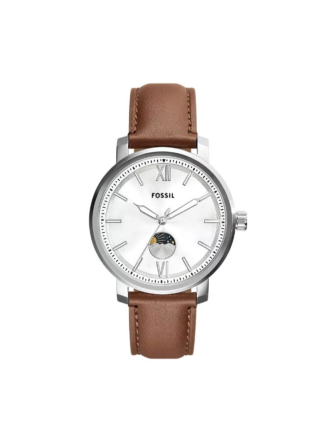 FOSSIL Men's Rhett Multifunction Brown Leather Watch BQ2908 - 43mm  - Image 1