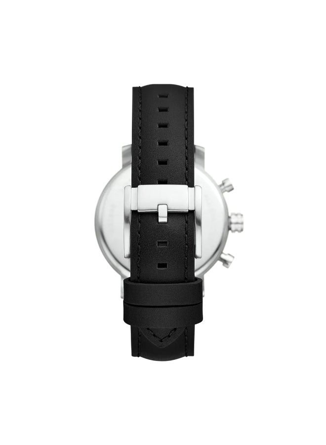 FOSSIL Men's Rhett Multifunction Black LiteHide™ Leather Watch BQ2849 - 42mm  - Image 3