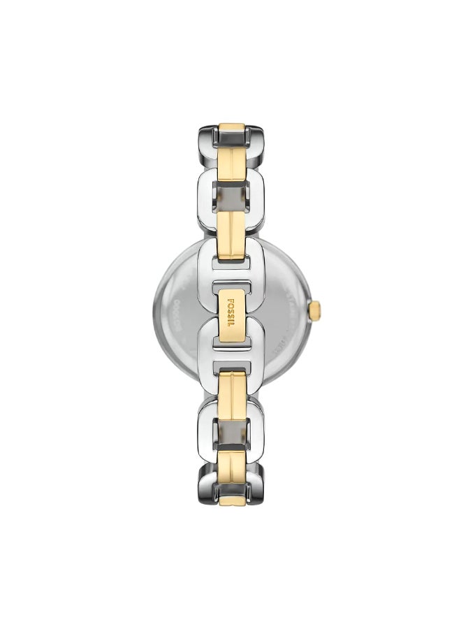 FOSSIL Women's Wo Kerrigan Three-Hand Two-Tone Stainless Steel Watch BQ5000 - 32mm  - Image 2