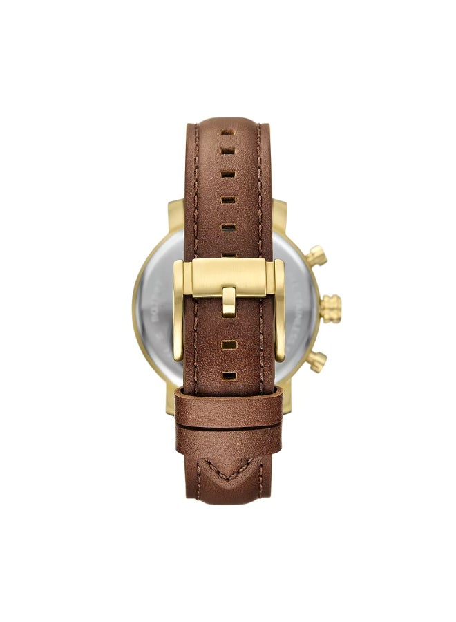 FOSSIL Men's Rhett Multifunction Brown Leather Watch BQ2892  - Image 3