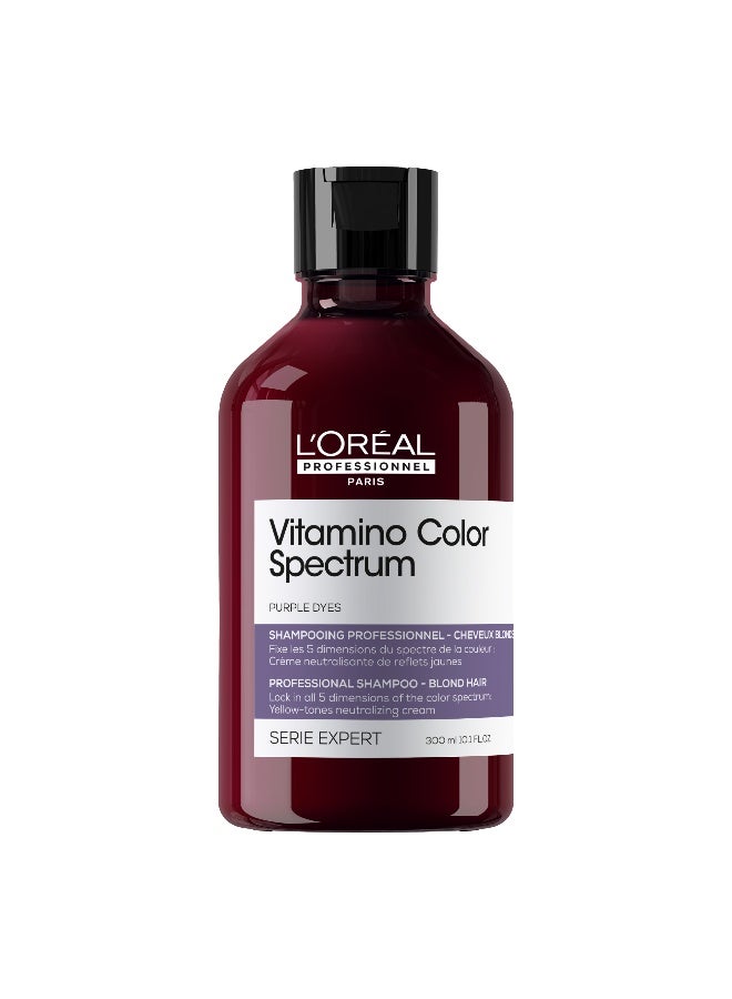 لوريال بروفيسيونال Vitamino Color Spectrum Professional Purple Shampoo 300ml  - Image 1