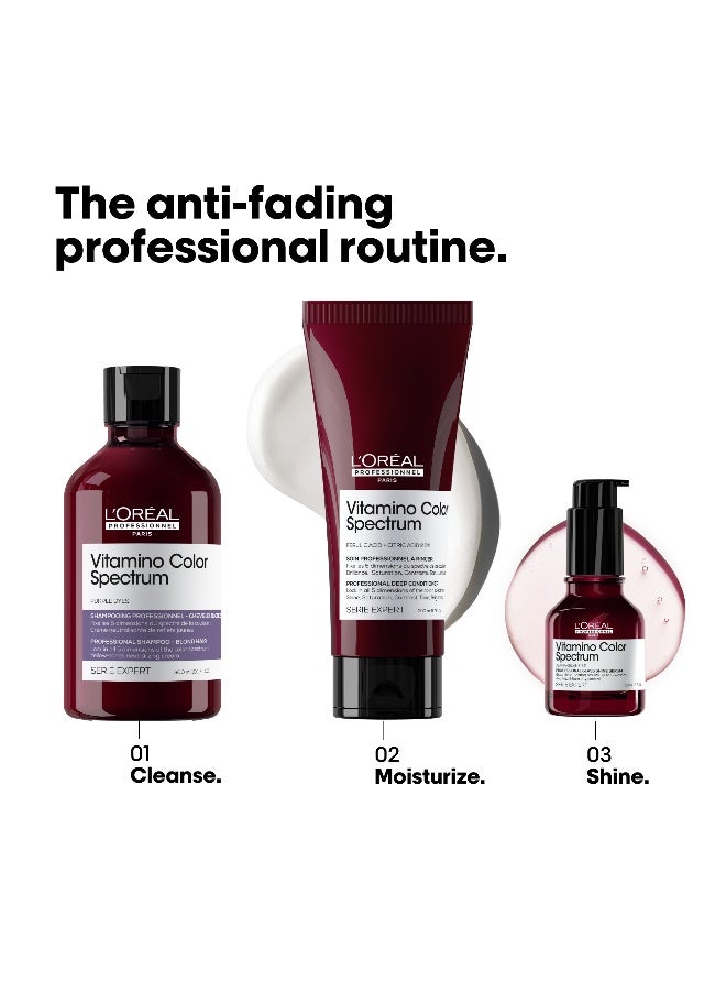 لوريال بروفيسيونال Vitamino Color Spectrum Professional Purple Shampoo 300ml  - Image 4
