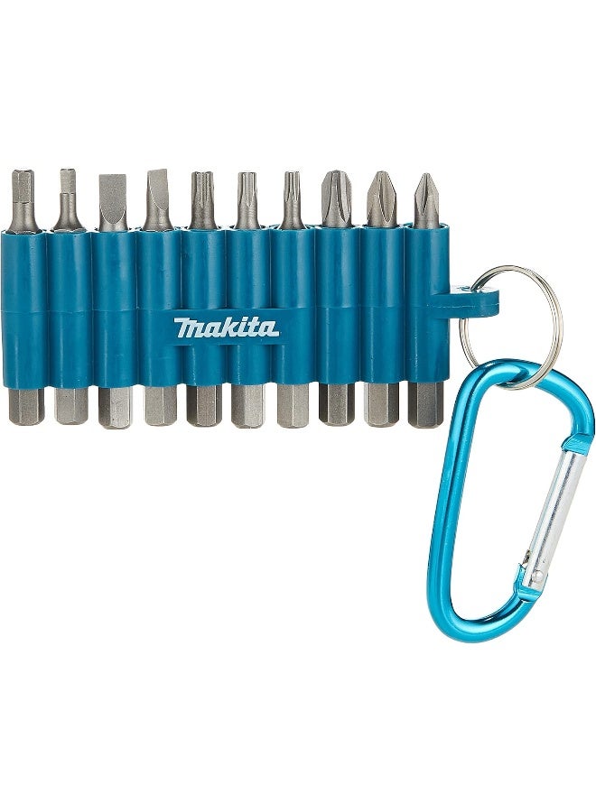 Makita D-67620 Pt Acc Screwdriver Bit 10 Piece Set multi Variety Pack  - Image 1
