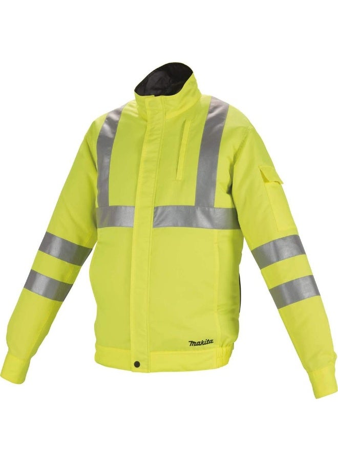 Makita DFJ214ZXL XL Cordless Fan Jacket Yellow XL  - Image 1