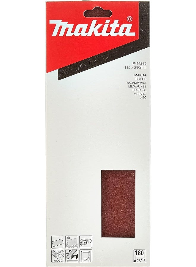 Makita P-36295 Orbital Sanding Sheets - 1/2 Sheet Multi-colour - Image 3