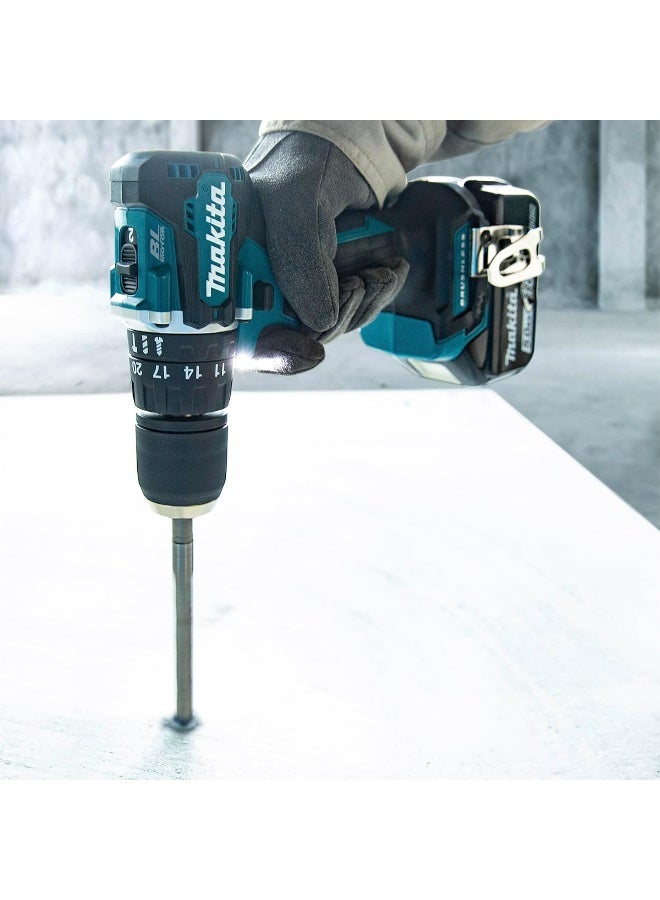 Makita DHP487RF1J 18V Lithium-Ion Cordless Hammer Driver Drill Set Multicolour Compact  - Image 4