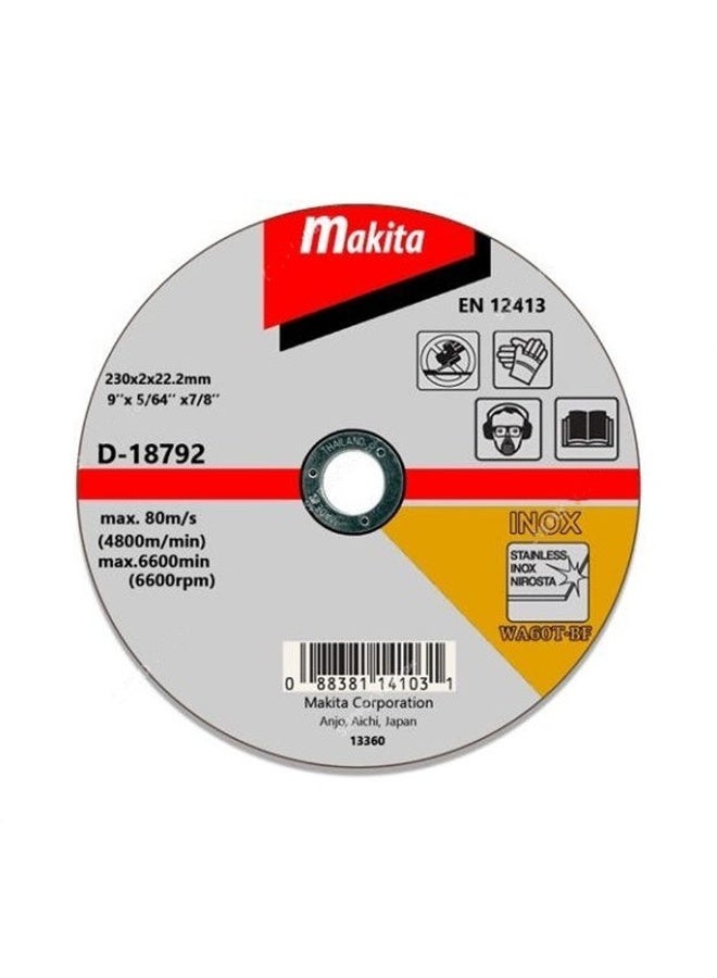 Makita D-18770 WA60T 125mm Thin Cutting Wheel 125 mm 