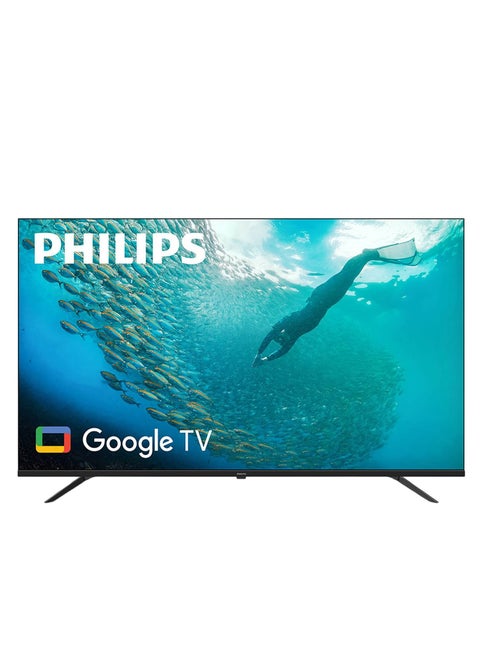 55 Inch 4K Ultra HD Smart Google TV with Hands-Free Voice Control Dolby Vision Atmos HDR10 with built-in Google Assistant (2025 Model) 55PUT7110/56 - Black 55PUT7110/56 black
