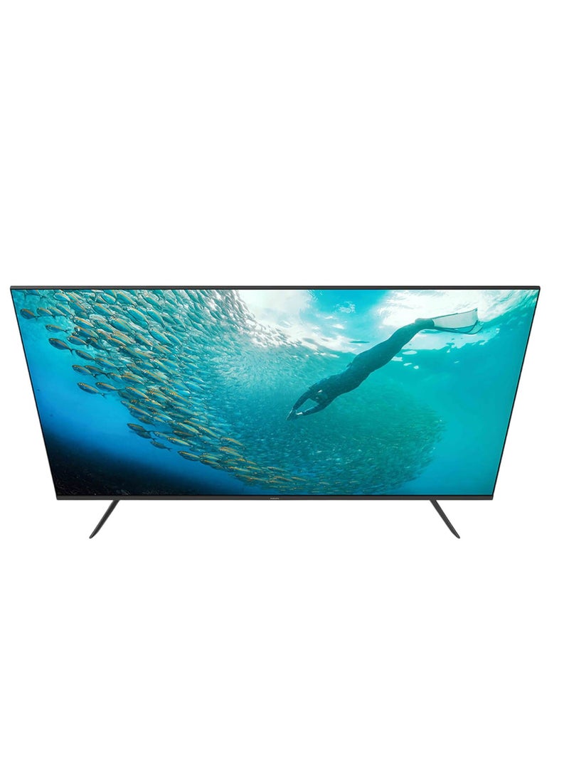 Philips - 55 Inch 4K Ultra HD Smart Google TV with Hands-Free Voice Control Dolby Vision Atmos HDR10 with built-in Google Assistant (2025 Model) 55PUT7110/56 - Black 55PUT7110/56 black - Image 1