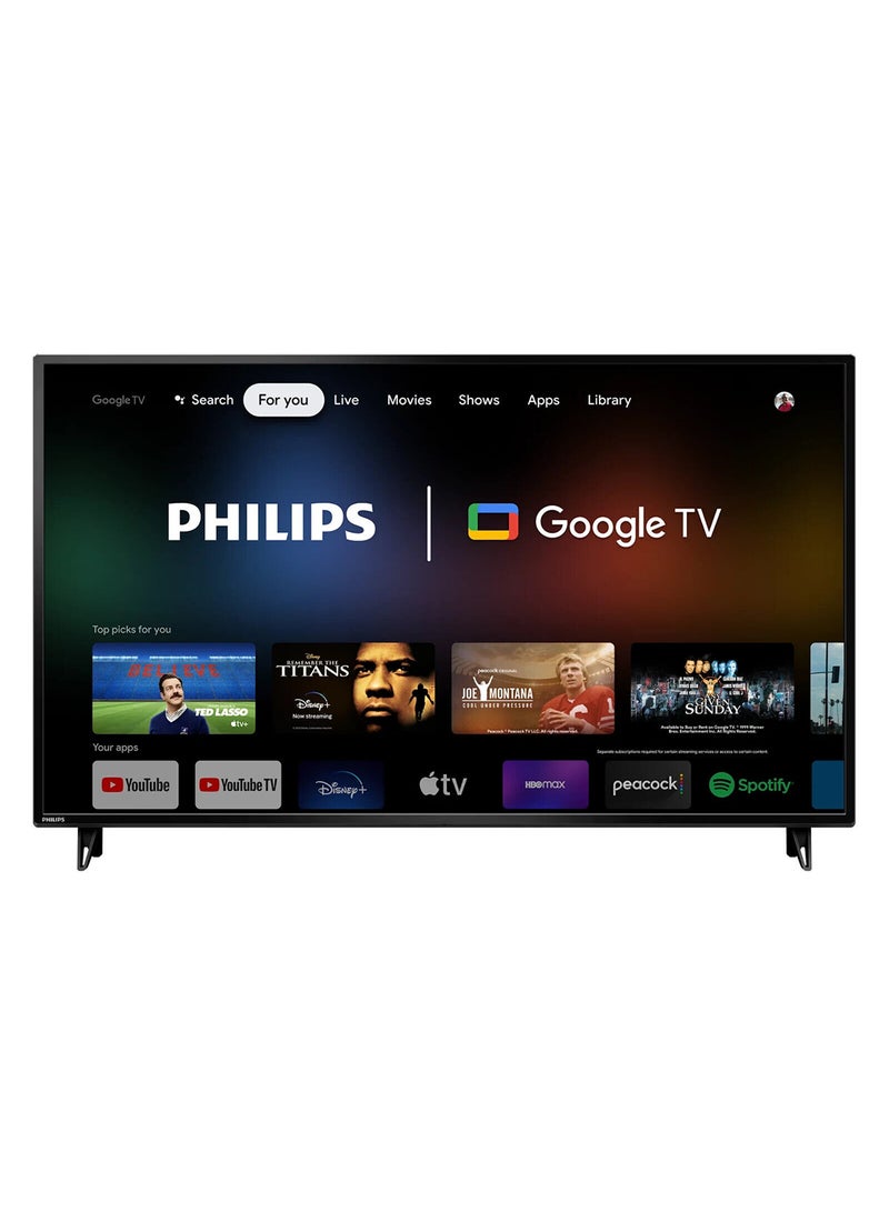 Philips 55 Inch 4K Ultra HD Smart Google TV with Hands-Free Voice Control Dolby Vision Atmos HDR10 with built-in Google Assistant (2025 Model) 55PUT7110/56 - Black 55PUT7110/56 black  - Image 2