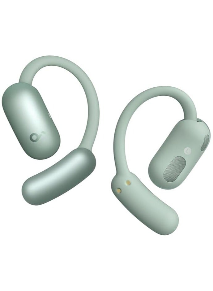 Soundcore AeroFit 2 by Anker, Open-Ear Headphones, Adjustable Ear Hooks, Snug Fit, Rich Bass, Hi-Res, 42H Playtime, Bluetooth 5.4, IP55, AI Clear Calls, Wireless Charging,Translation Earbuds Real Time Green  - Image 1