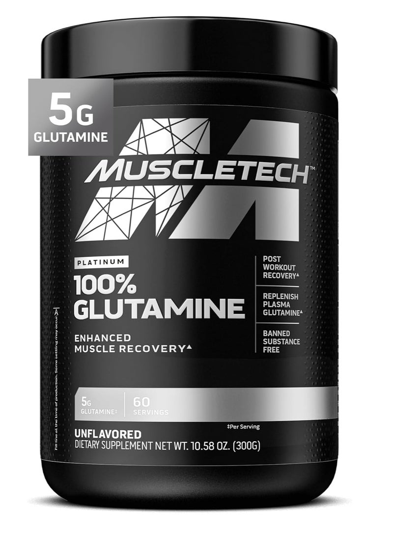 MuscleTech Platinium Essential Series Glutamine, 302 G  - Image 1