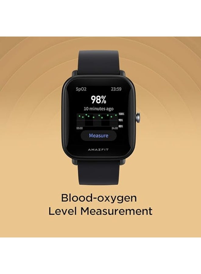 Amazfit 230 mAh Renewed - Bip U Pro Smart Watch With Built-In Alexa Black - Image 5