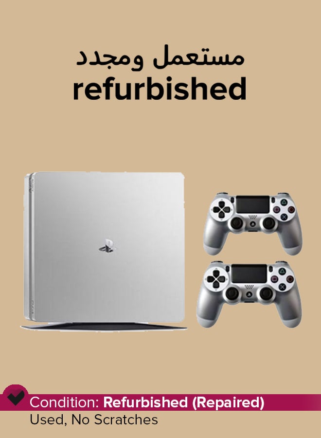 سوني مجدد - جهاز بلاي ستيشن 4 سليم سعة 500 جيجابايت مع 2 وحدة تحكم - Image 1