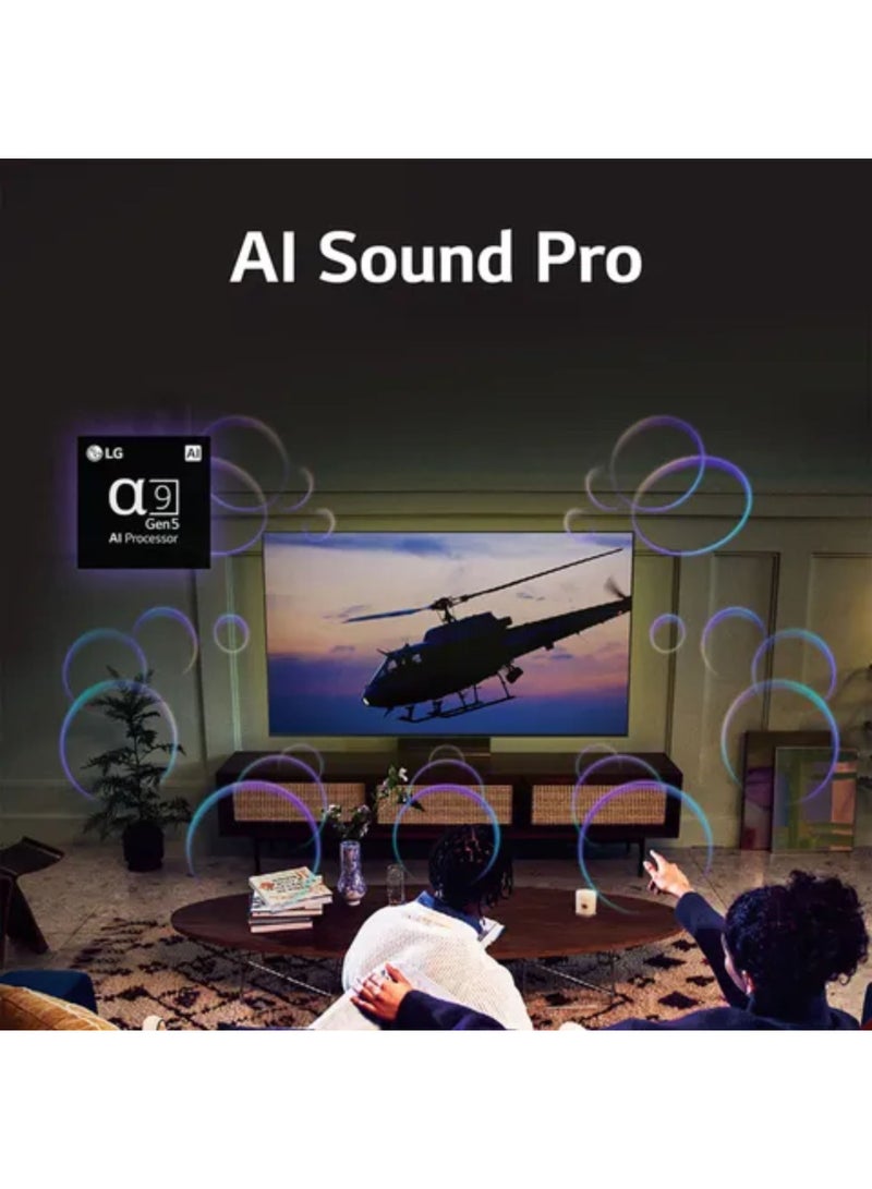 65-inch Nanocell 4k Smart Tv Nano75 Webos 22 Α5 Gen5 Ai Processor 4k Hdr10 Pro Ai Sound Pro Thinq Ai 2022 Model 65nano75sqa Black 65NANO75SQA Black