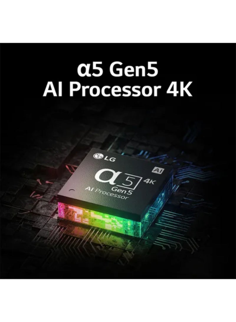 65-inch Nanocell 4k Smart Tv Nano75 Webos 22 Α5 Gen5 Ai Processor 4k Hdr10 Pro Ai Sound Pro Thinq Ai 2022 Model 65nano75sqa Black 65NANO75SQA Black
