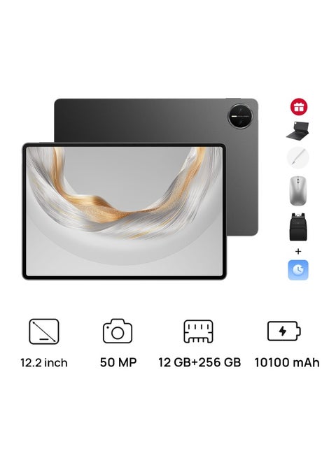 MatePad Pro 12.2 Inch 2025 Tablet Black 12GB RAM+ 256GB WiFi  With Free Inbox Black Keyboard + M-Pencil + Bluetooth Mouse + Backpack - Middle East Version