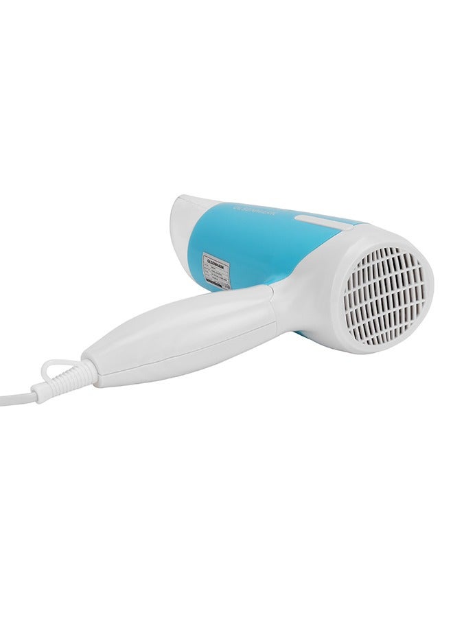 Olsenmark Hair Dryer 850W With 2 Speed Control, Foldable Handle, Over Heat Protection OMH4101 Sky Blue/White  - Image 5