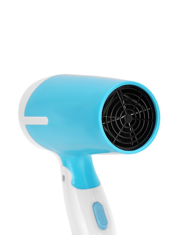 Olsenmark Hair Dryer 850W With 2 Speed Control, Foldable Handle, Over Heat Protection OMH4101 Sky Blue/White  - Image 2