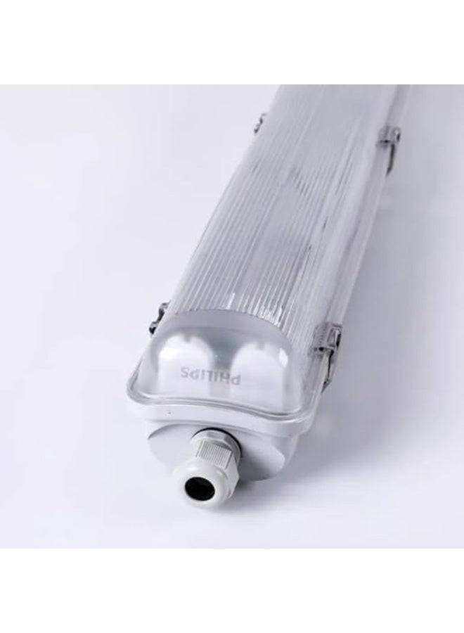 Philips T8 Bare Back Plate WT069C DE 2 x TLED 1200mm White 12.00 x 8.0 x 8.5cm  - Image 3