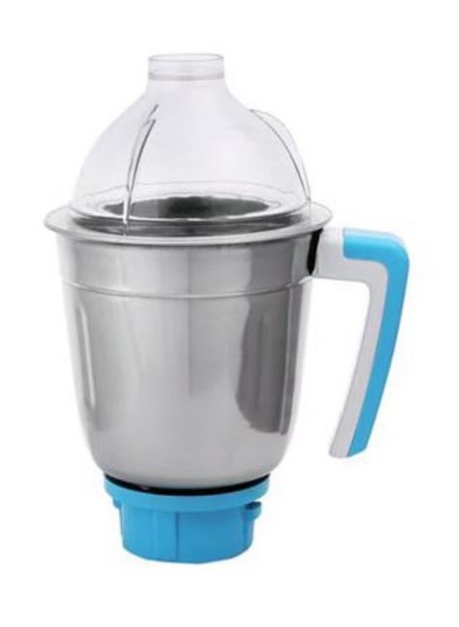 أولسنمارك OMSB2218 600W 2-in-1 Mixer Grinder - Multifunctional Grinder with Stainless Steel Jars & Blades 600 W OMSB2218 White/Blue  - Image 3
