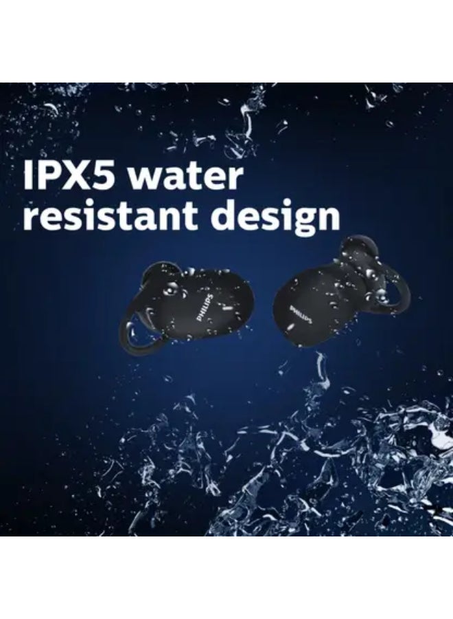 Philips Renewed - Audio TAT4205 Truly Wireless Bluetooth In Ear Earbuds with Mic black - Image 2