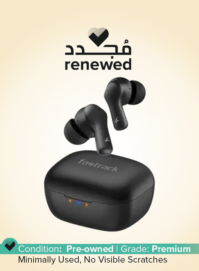 fastrack Renewed - Fpods FZ100 TWS in-Ear Earbuds - Black  - Image 1