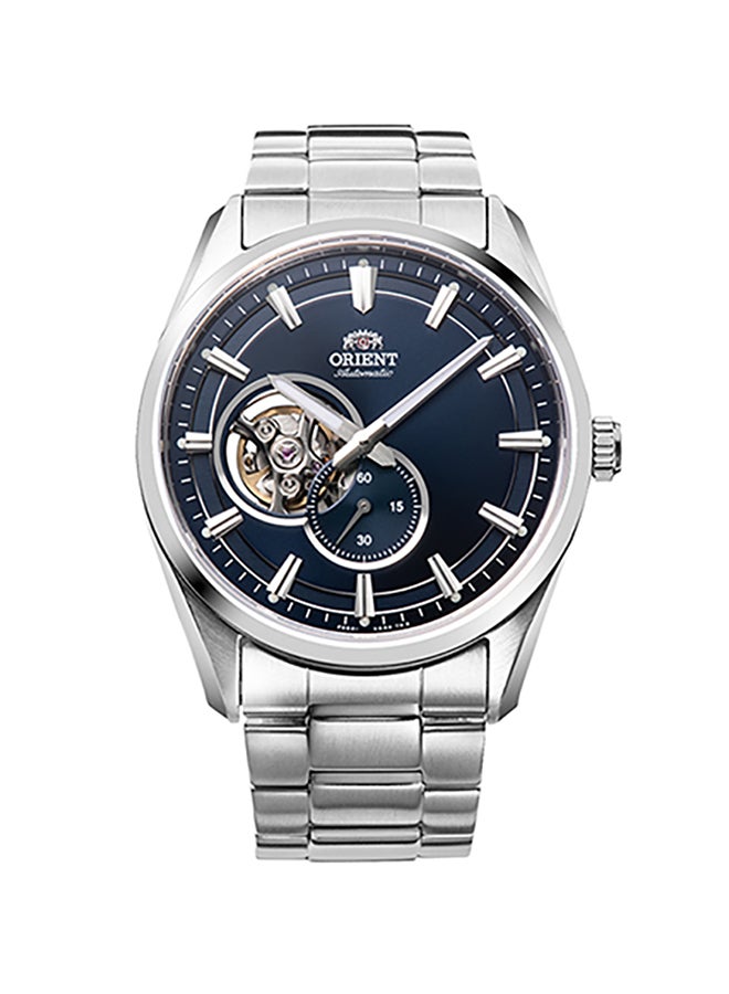 أورينت ساعة ميكانيكية عصرية للرجال RA-AR0003L، تصميم قلب مفتوح، قرص أزرق 40.8 مم 50 متر مقاومة للماء - Image 1