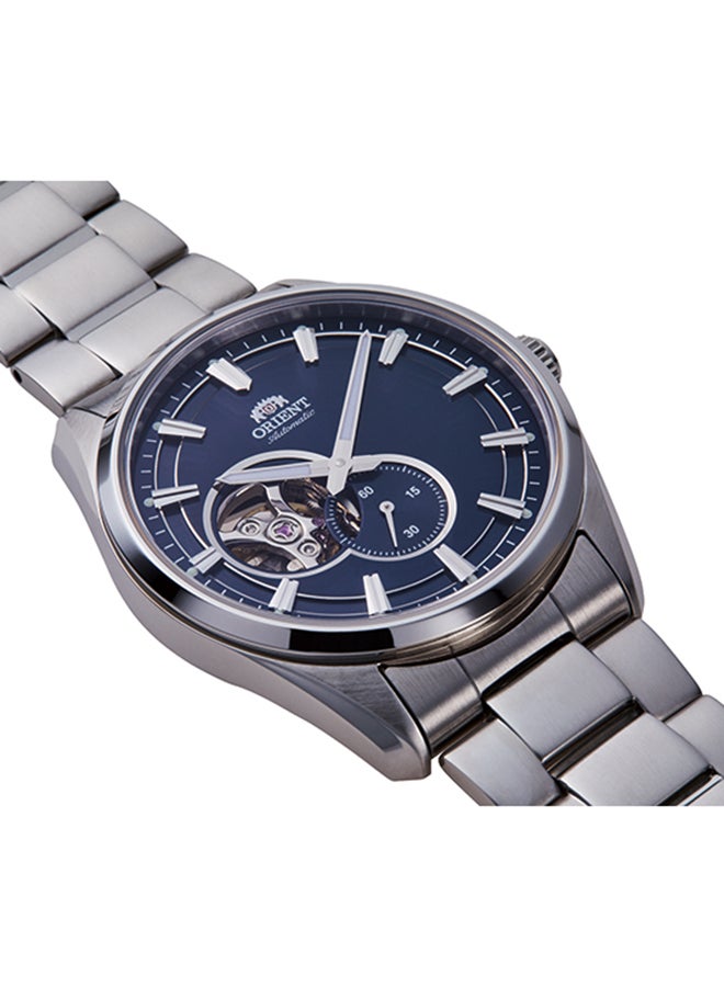 أورينت ساعة ميكانيكية عصرية للرجال RA-AR0003L، تصميم قلب مفتوح، قرص أزرق 40.8 مم 50 متر مقاومة للماء - Image 3