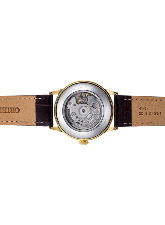 أورينت Boys' Mechanical Classic Men's Watch RA-AC0M01S, White Dial, 38.4mm, 30M WR  - Image 3