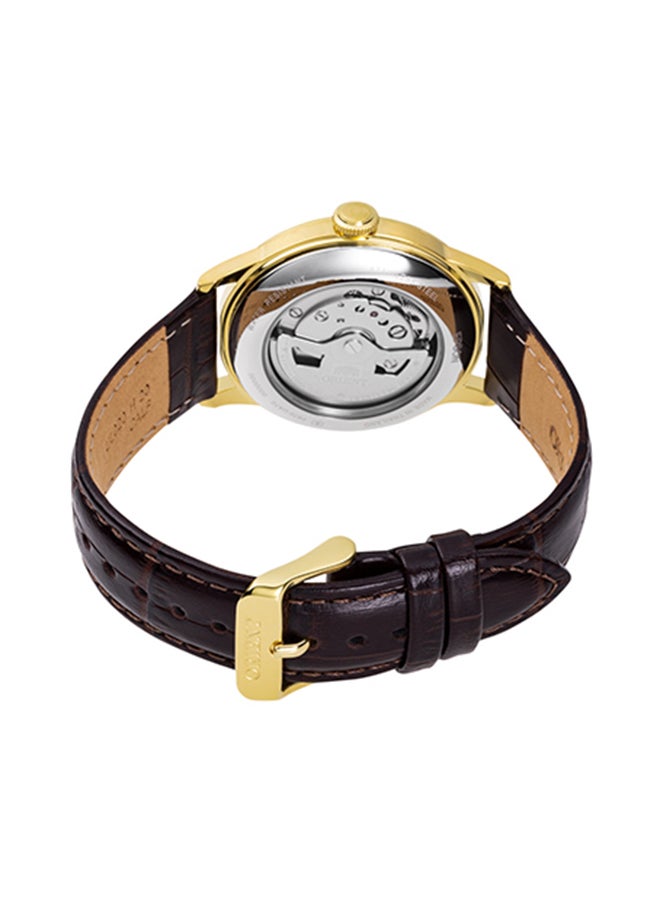 أورينت Boys' Mechanical Classic Men's Watch RA-AC0M01S, White Dial, 38.4mm, 30M WR  - Image 2