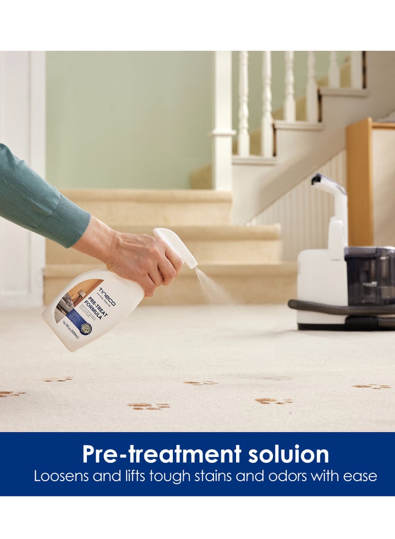 Tineco Carpet One spot Cleaner Smart Cordless, Self Cleaning and Lightweight, Quiet Operation, LED Screen, iLoop Smart Sensor Technology, Up to 25 Mins Cordless Runtime 300 W SC050900SA White - Image 5