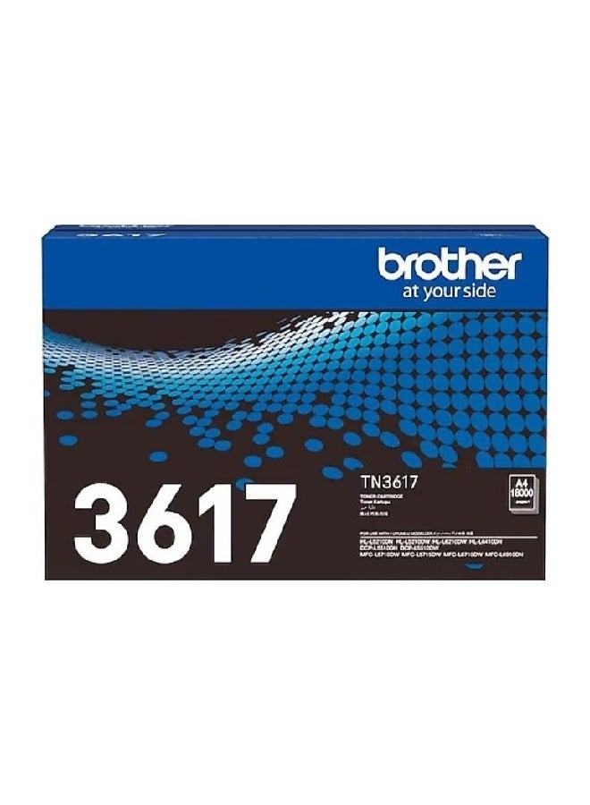بروذر خرطوشة حبر سوداء عالية الإنتاجية Brother TN3617